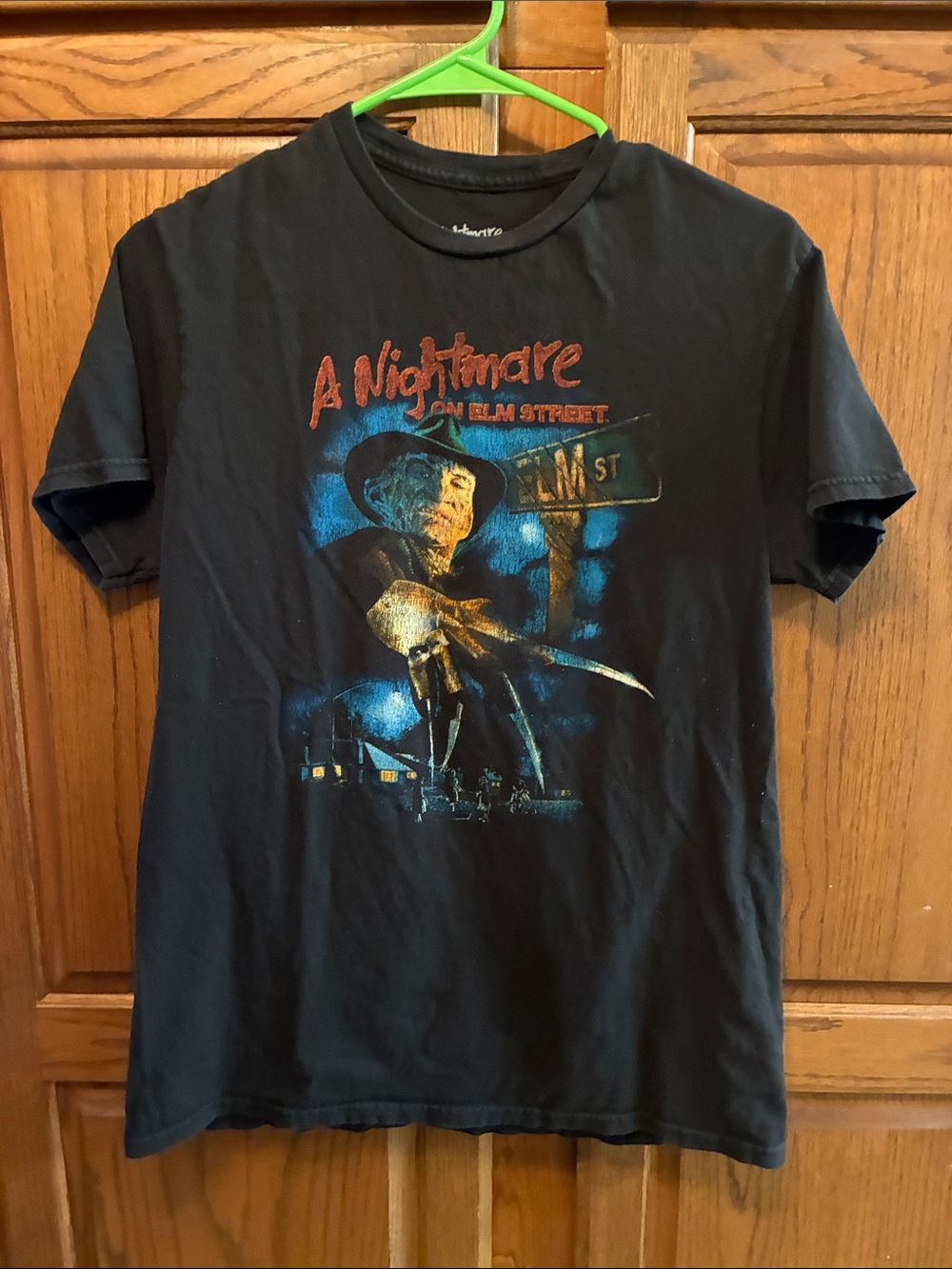 A Nightmare on Elm Street Black Short-Sleeve Graphic Tee womens size m